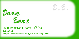 dora bart business card